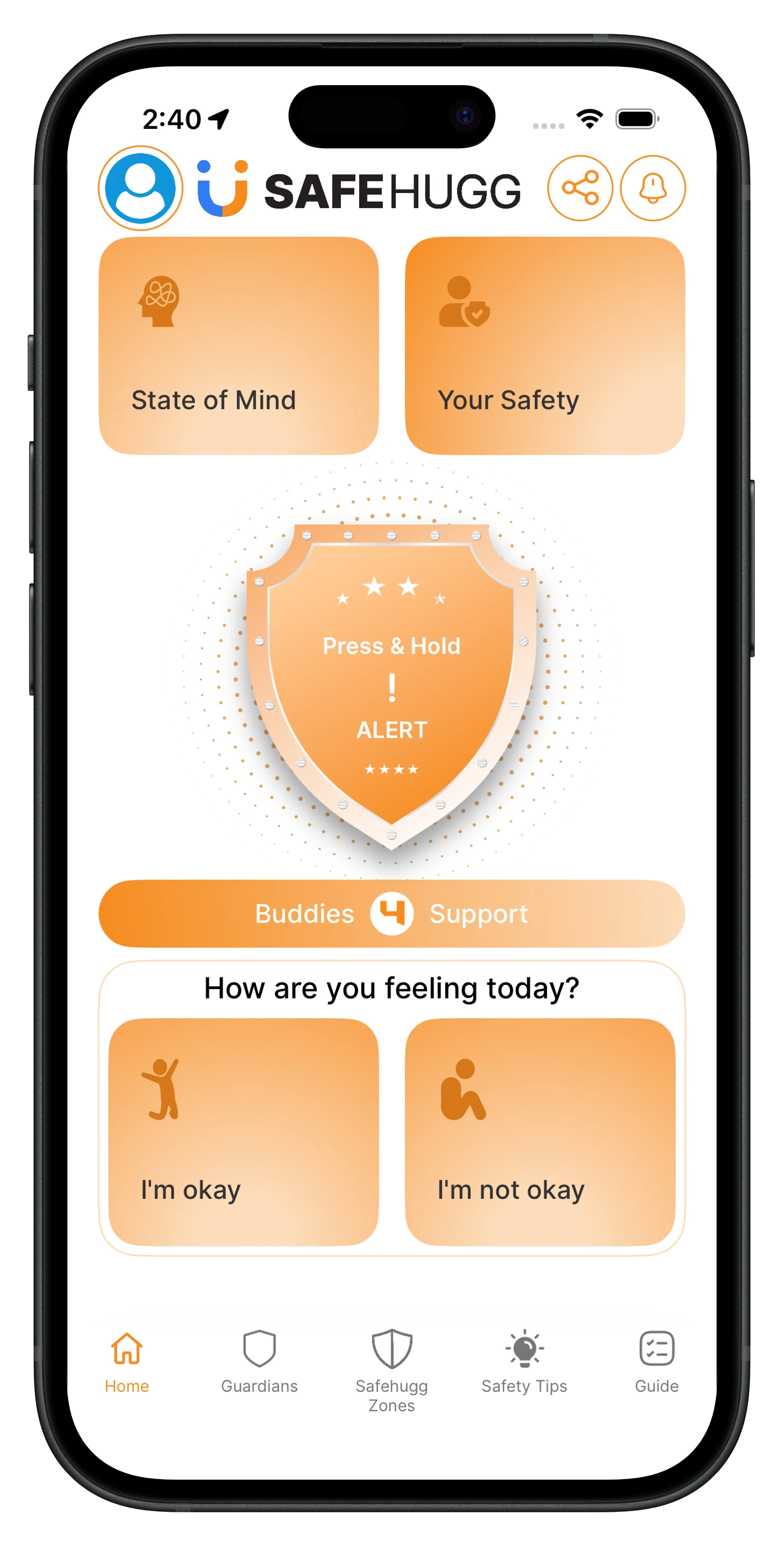 SAFEHUGG App